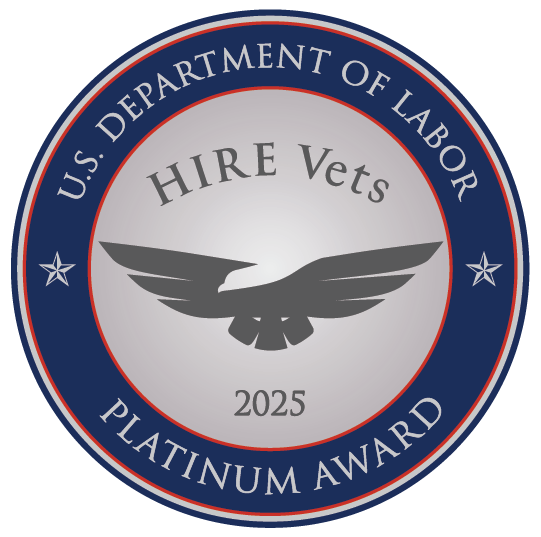 HIRE Vets Platinum Award