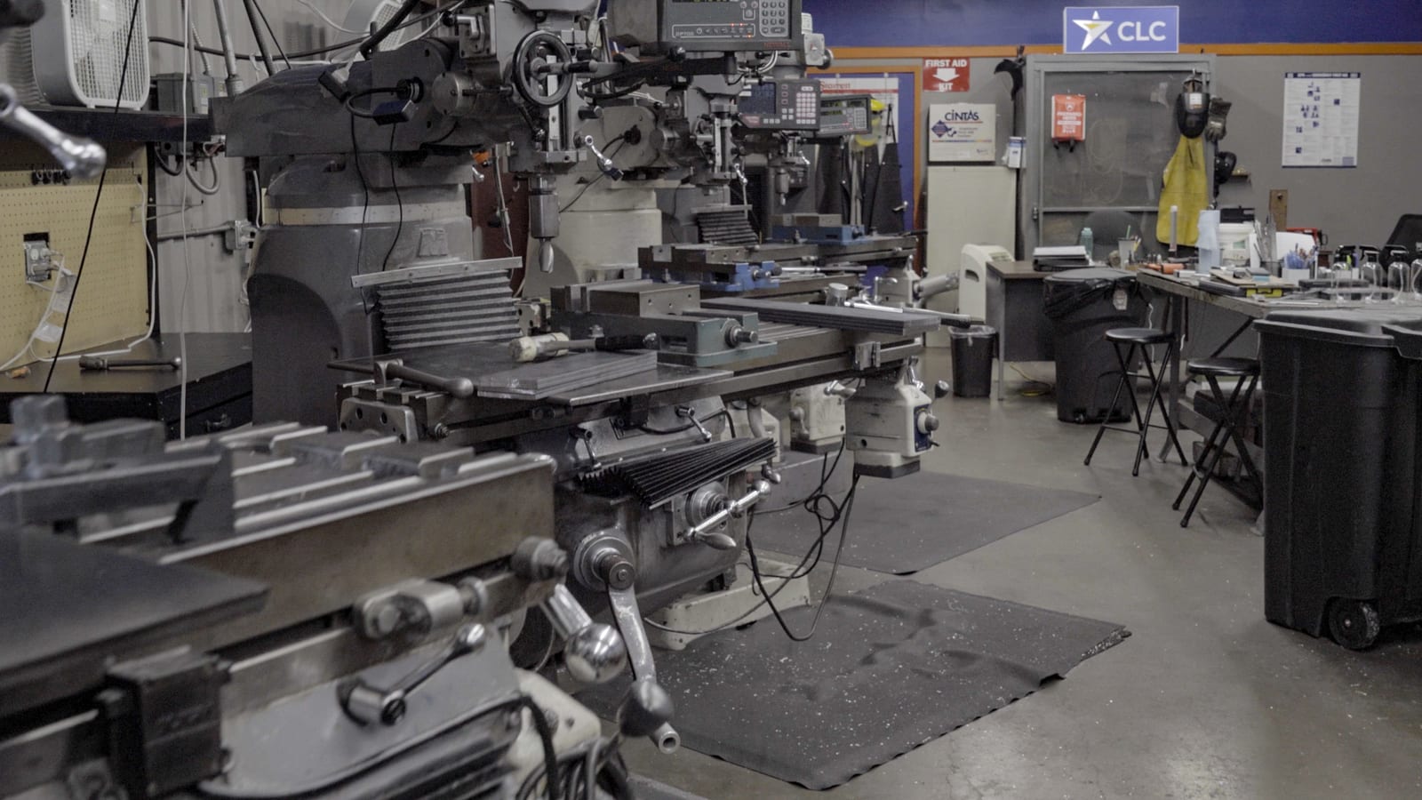 CNC machine shop training at CLC