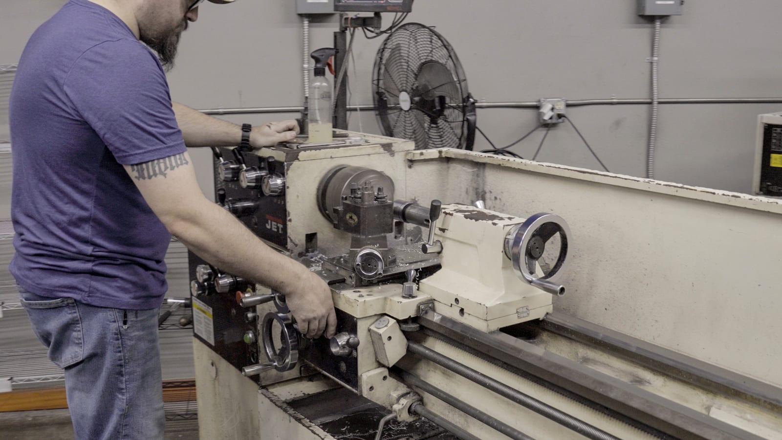 Precision machining hands-on instruction