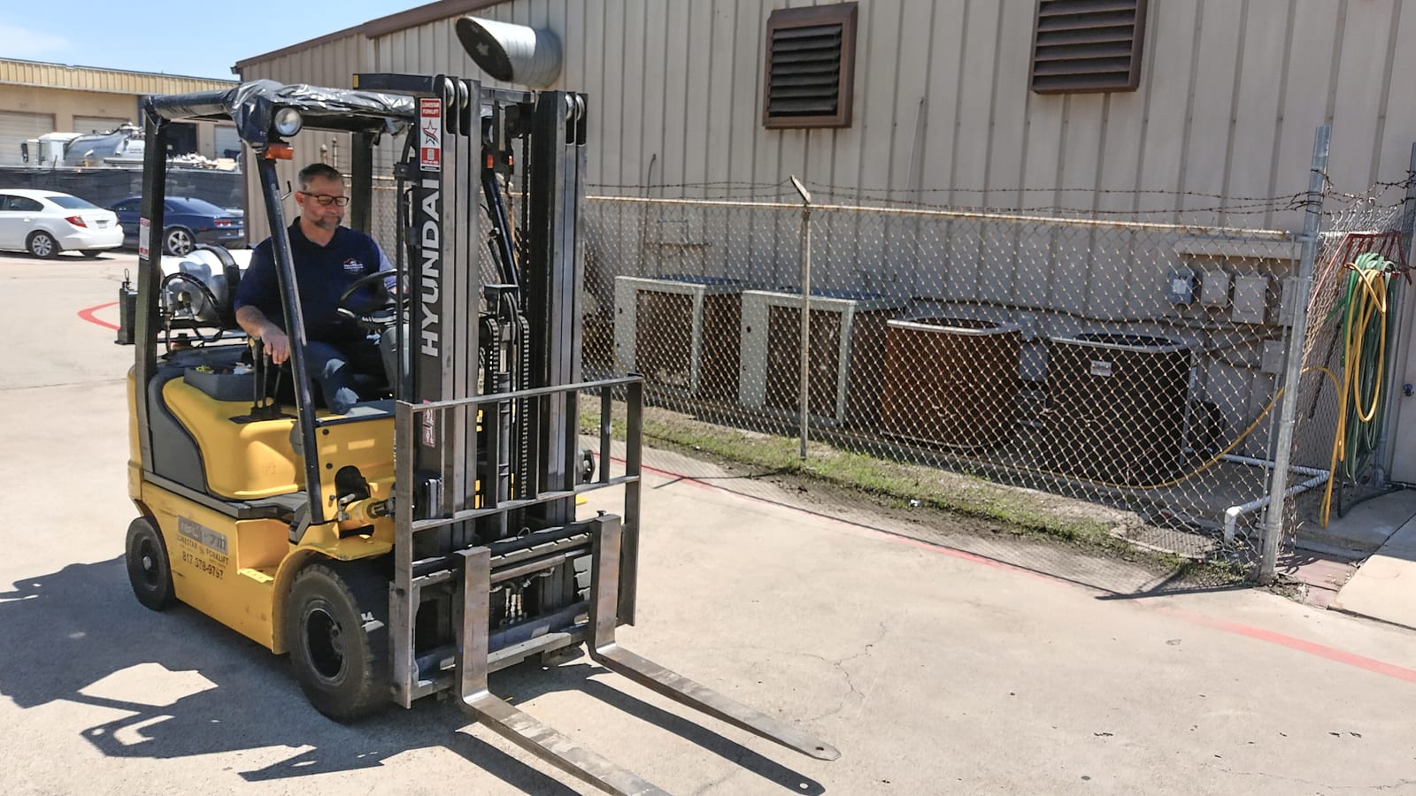 Forklift operator training at CLC