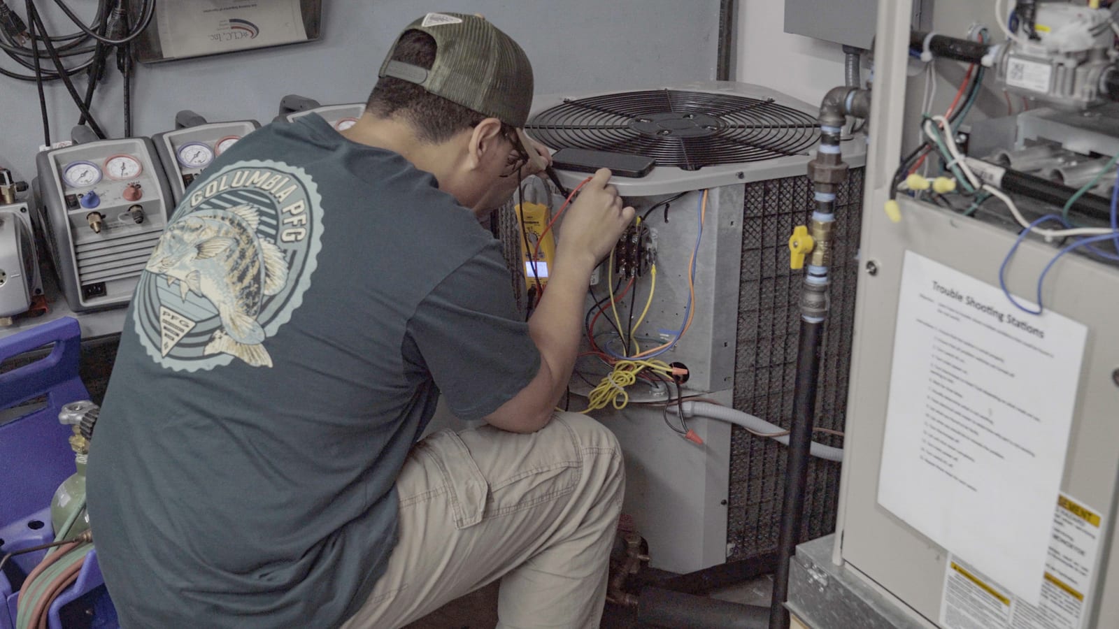 Hands-on trades training in the MRT program