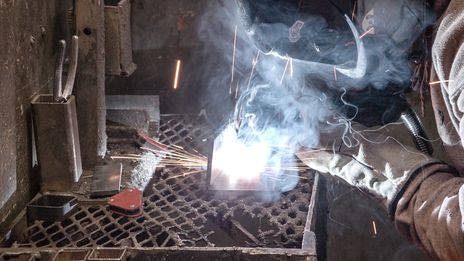 Welding training at CLC