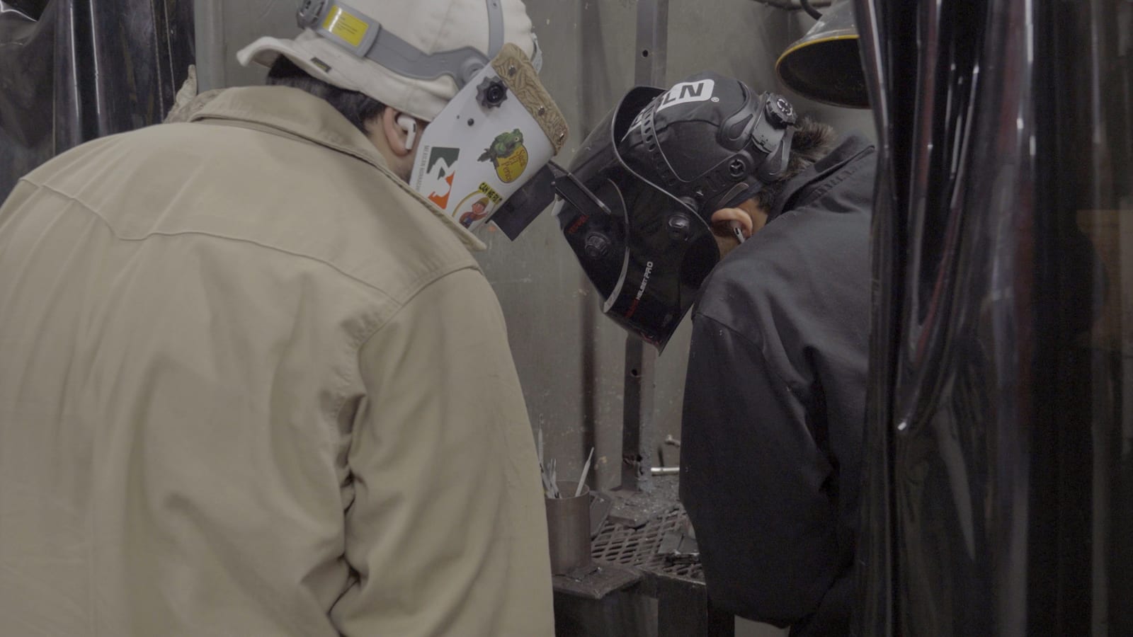 Stick welding hands-on instruction