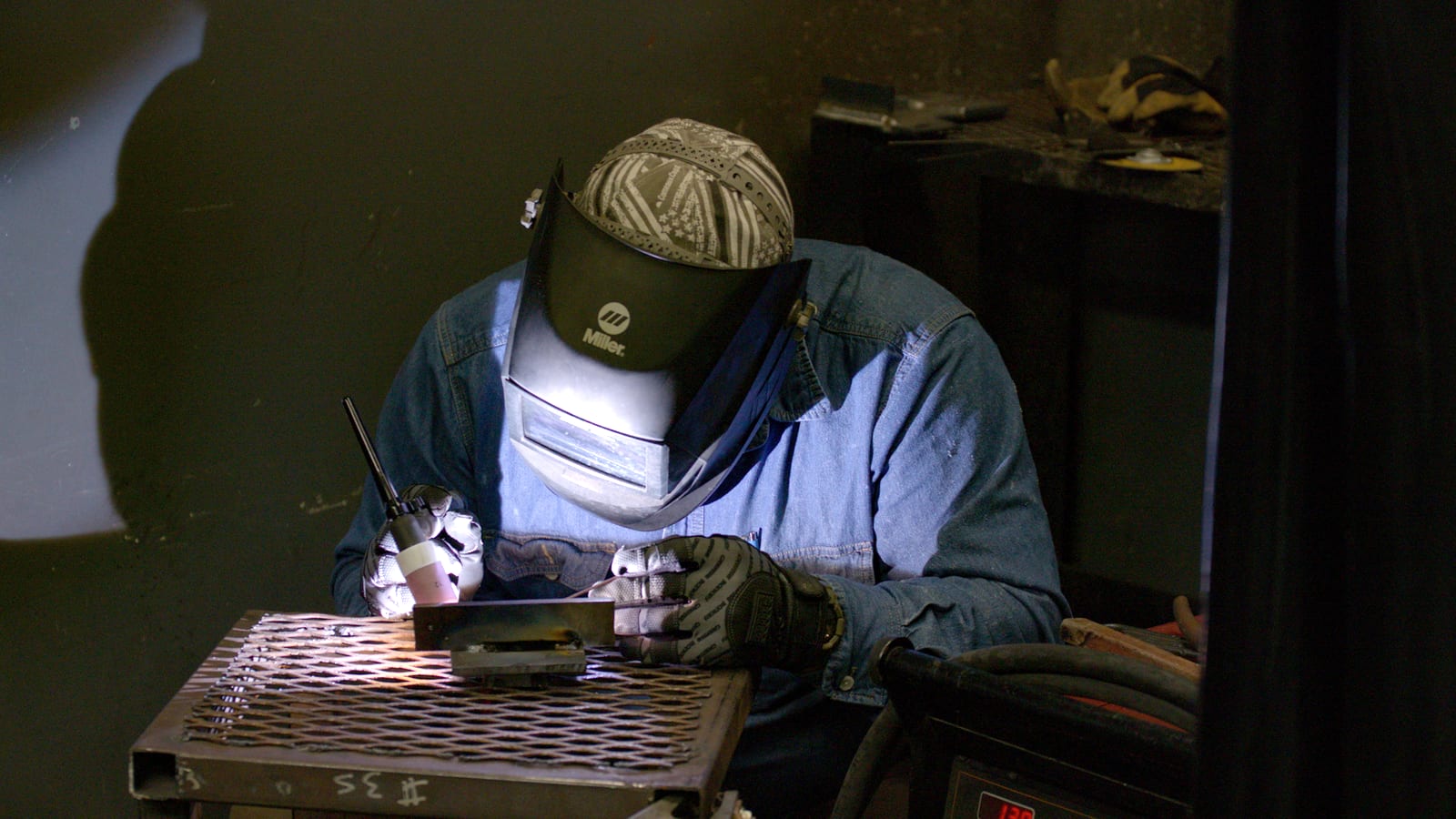 Flux-core welding instruction